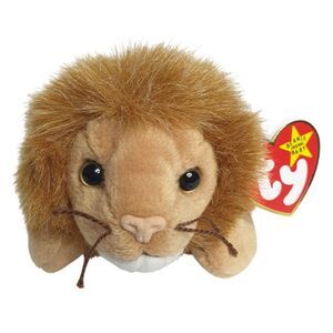 VTG Ty Beanie Babies Roary Lion 9" Plush Toy 1996 Style 4069 Stuffed Animal